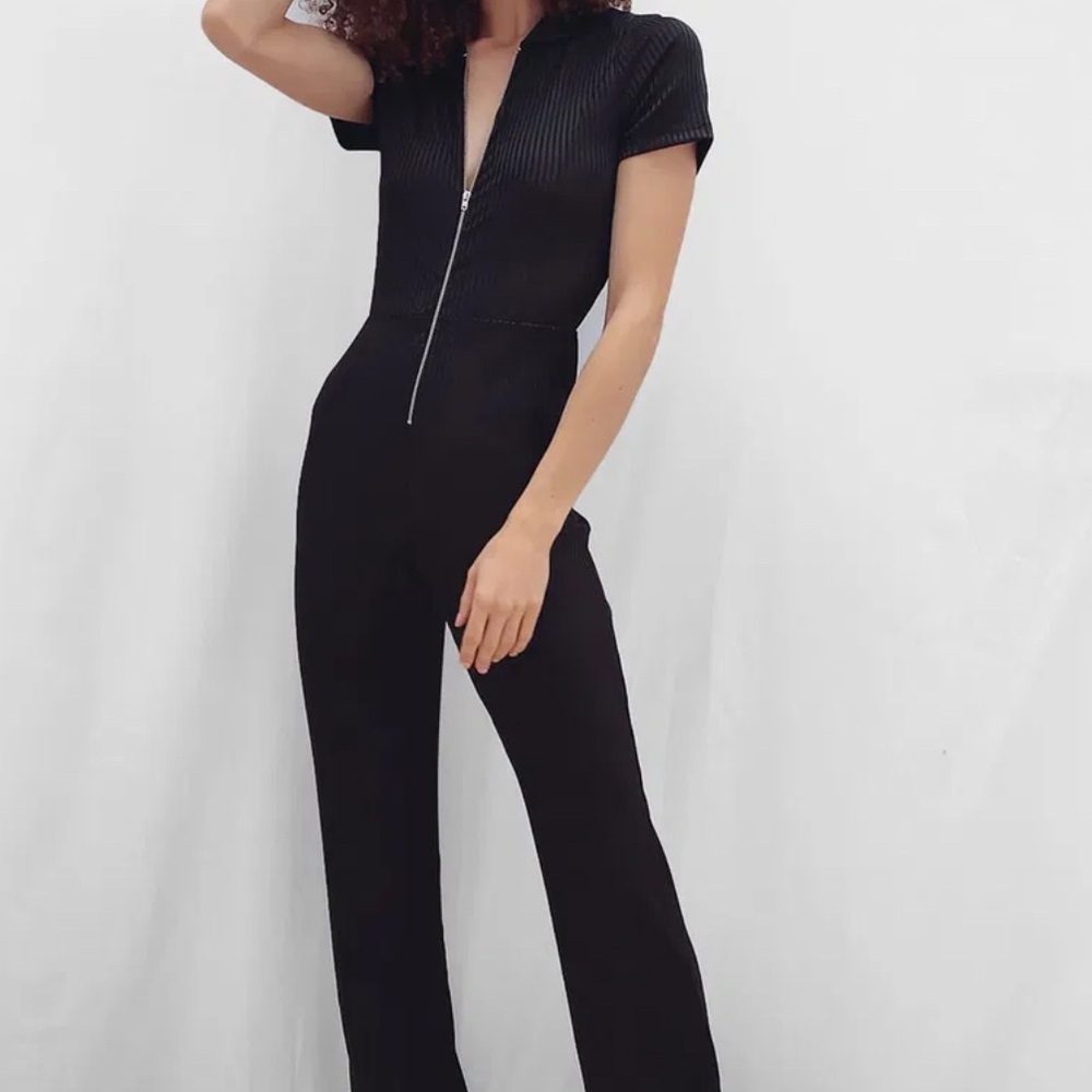 NWT French Connection Black Jumpsuit Size 2